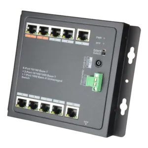 X-SECURITY - Switch HiPoE X-Security - 8 puertos PoE + 2 Uplink (RJ45) + 1 Uplink (SFP) - 8x 10/100Mbps (XS-SW1108HIPOE-96