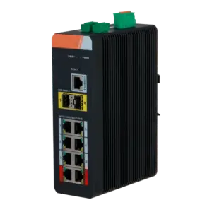 X-SECURITY - X-Security Industrial L2 Managed Switch - 10 Puertos Totales (8 PoE GE / 2 Uplinks 1G SFP) (XS-SWI1008HIPOE-M