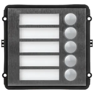 X-SECURITY - Módulo de extensión - Compatible con XS-V2000E-MIP - 5 botones mecánicos - 5 Etiquetas (XS-V2000E-M5B)