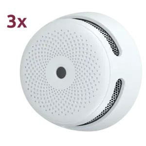 X-SENSE - Pack de 3 mini detector de humo autónomo X-Sense - Duración de la batería 10 años (no (XS01-3PACK)