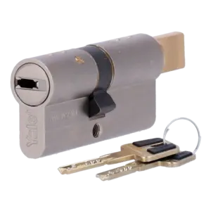 YALE - Cilindro de alta seguridad doble embrague - Anti-bumping, ganzúa, taladro y rotura - Apto (YALE-CYLINDER-HSK-3530)