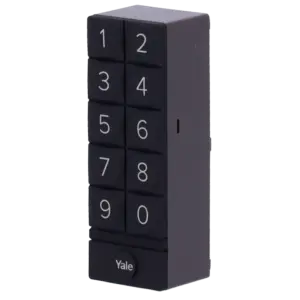 YALE - Accesorio de teclado - Comunicación Bluetooth - Apertura y cierre con PIN - Códigos de un (YALE-SMARTKEYPAD)