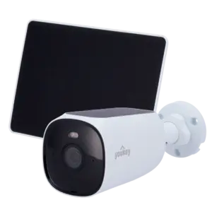 YOUKEY - Youkey Cámara con Panel Solar - 4 MP | 2.2 mm | IR 10 m - Batería 10000 mAh | Panel 3 W - (YOK-S420)