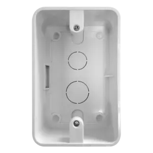ZKTECO - Caja de conexión - Montaje en superficie - Compatible con lectores ZK-FR1500 - Fabricada en (ZK-BOX-FR1500)