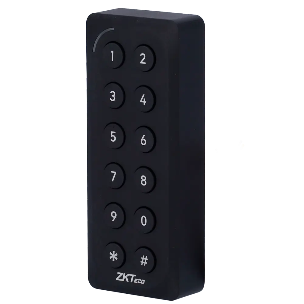 ZKTECO - Lector de acceso para marcos - Acceso por tarjeta EM/MF/MF DESFire y PIN - Indicador LED y (ZK-ER-KR902-ZK)