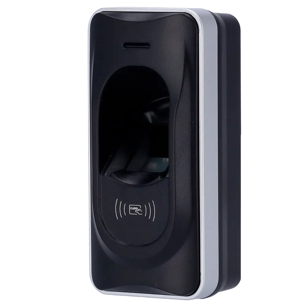 ZKTECO - Lector de acceso - Acceso por huella y tarjeta EM - Indicador LED y acústico - RS485 - (ZK-FR1200)