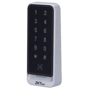 ZKTECO - Lector de acceso - Acceso por código QR, tarjeta MF y PIN - Indicador LED y acústico - (ZK-QR600-VK-MF)