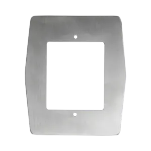 ZKTECO - Placa de acero personalizada para tornos - Embellecedor para lectores biométricos - Apta (ZK-TSA10-1)