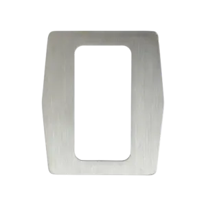 ZKTECO - Placa de acero personalizada para tornos - Embellecedor para lectores biométricos - Apta (ZK-TSA10)