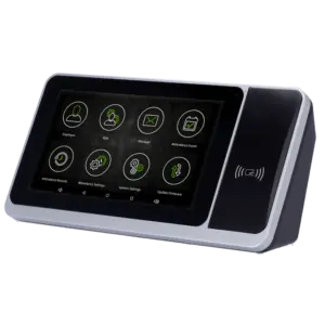 ZKTECO - Control de presencia Android con cámara - Tarjeta EM/MF/DESFire y PIN - 10.000 tarjeta | (ZK-ZYNK-ZPAD-PLUS-RF-12