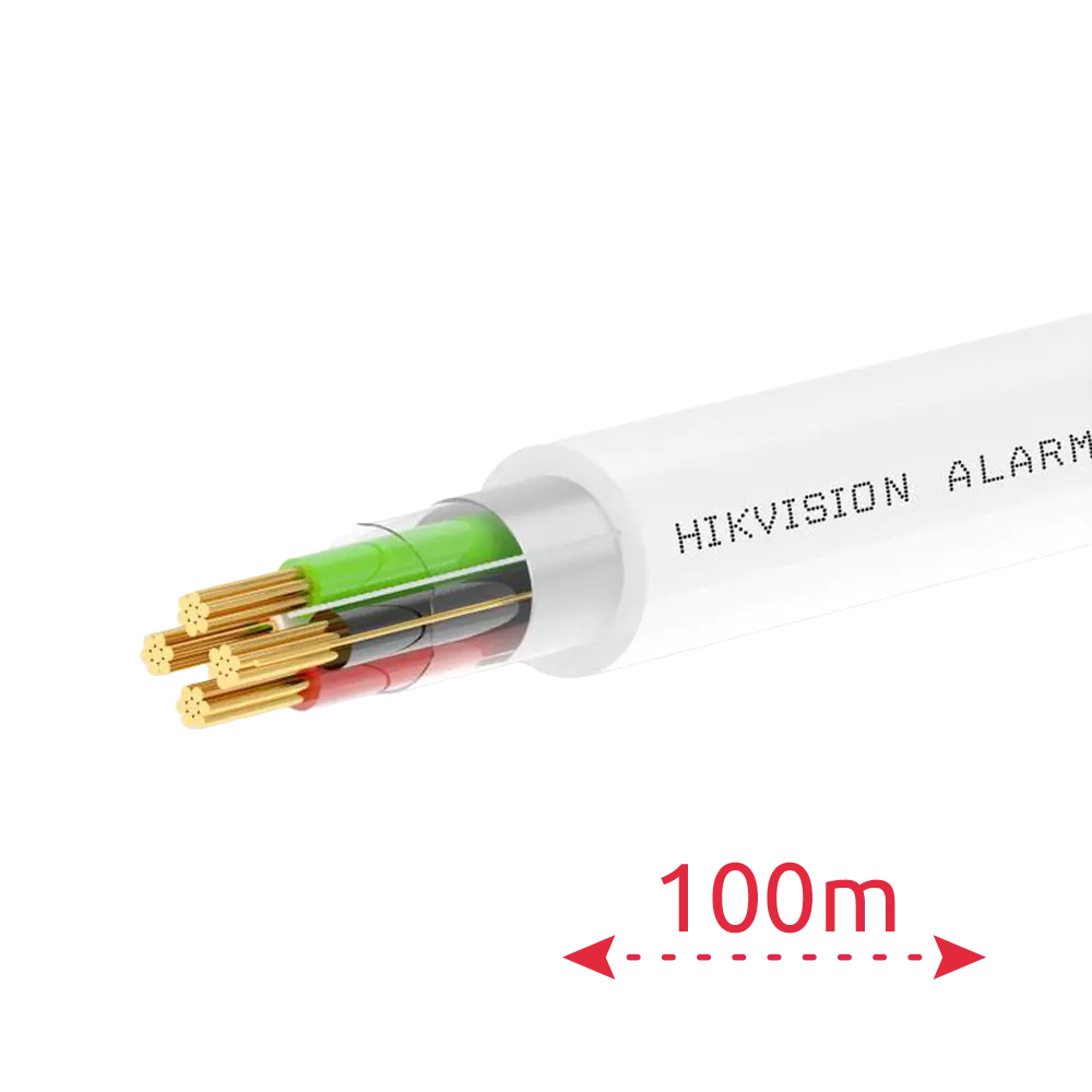HIKVISION - 2 conductores de señal + 2 de alimentación - Conductor Cobre desnudo (99,95%) - Pantalla... (DS-1AC2A2BPL1 White 100m) - Imagen 2