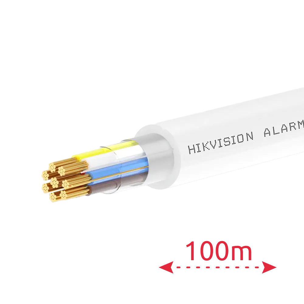 HIKVISION - 6 conductores de señal + 2 de alimentación - Conductor Cobre desnudo (99,95%) - Pantalla... (DS-1AC2B6APL1 White 100m) - Imagen 2