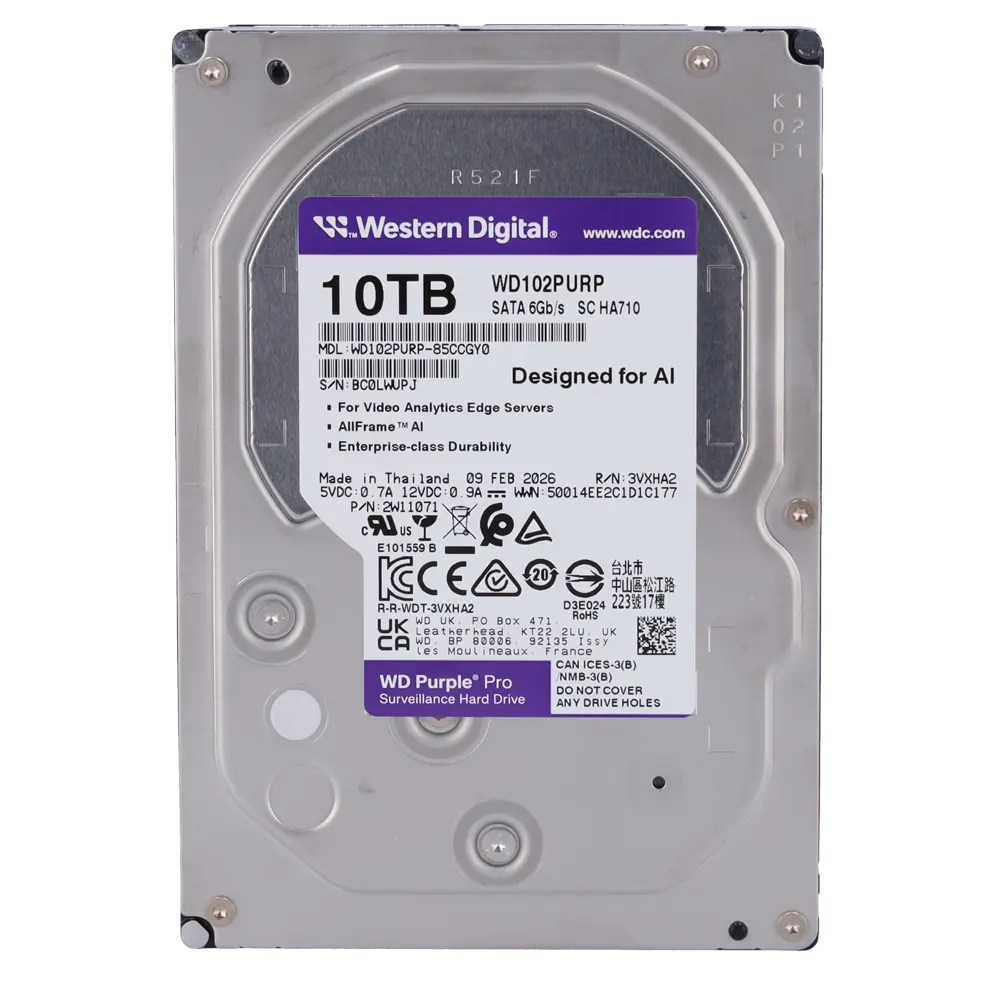 WESTERN DIGITAL - Disco duro Western Digital PRO - Capacidad 10 TB - Interfaz SATA hasta 272 MB/s - Modelo... (HD10TB) - Imagen 2