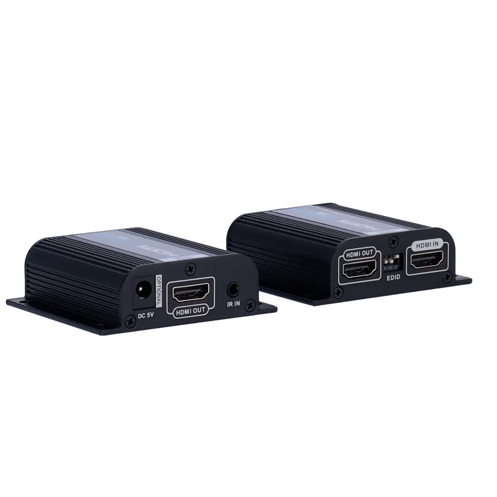 LENKENG - Extensor de señal HDMI - Alcance 40 m - Resolución 4K - Permite conexiones 1:1 - HDMI Loop... (HDMI-EXT-POE-V2) - Imagen 2