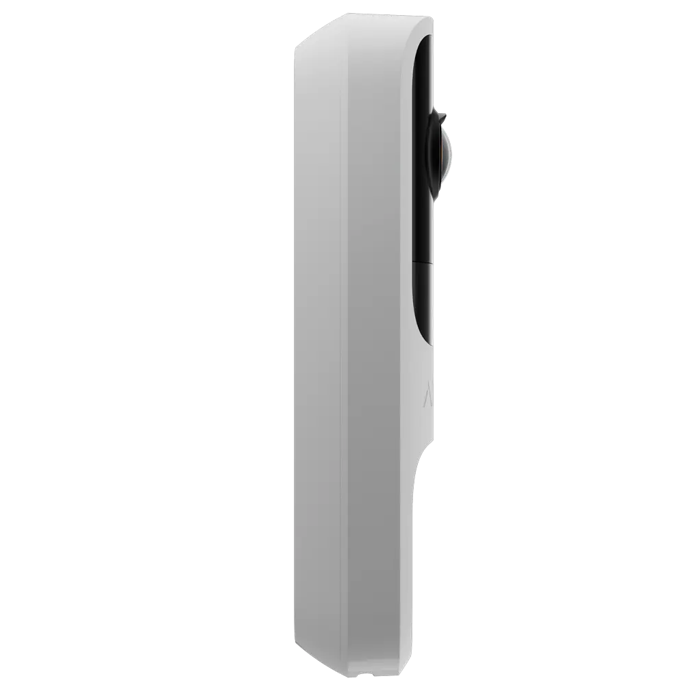 AJAX - Doorbell 4 MP con IA integrada - Detector PIR alcance hasta 4 m - Audio bidireccional con... (AJ-DOORBELL-4-W) - Imagen 2
