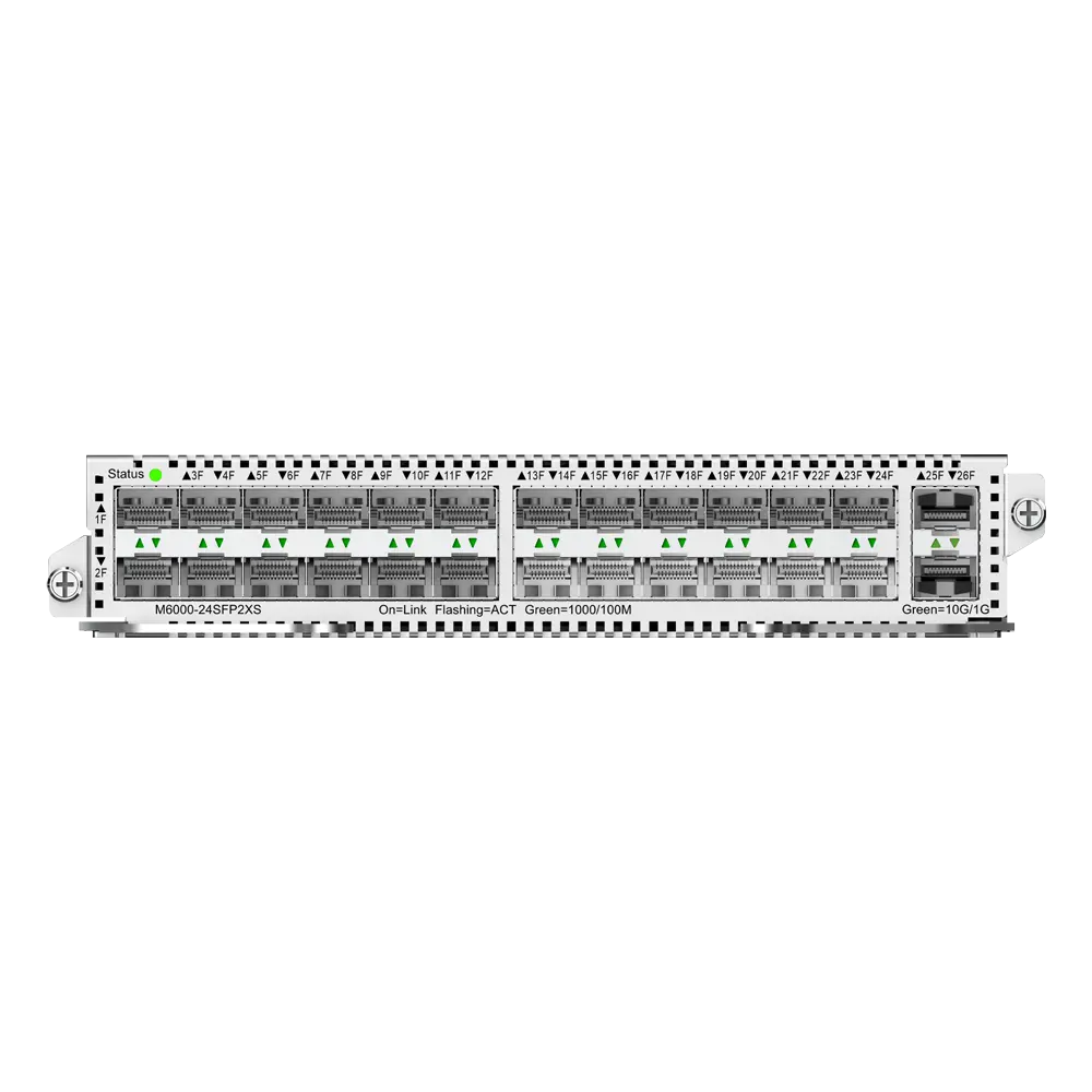 REYEE - Ruijie Reyee Tarjeta óptica pura para chasis L3 - Alta densidad óptica con 24 ranuras 1GE... (RG-M6000-24SFP2XS) - Imagen 2