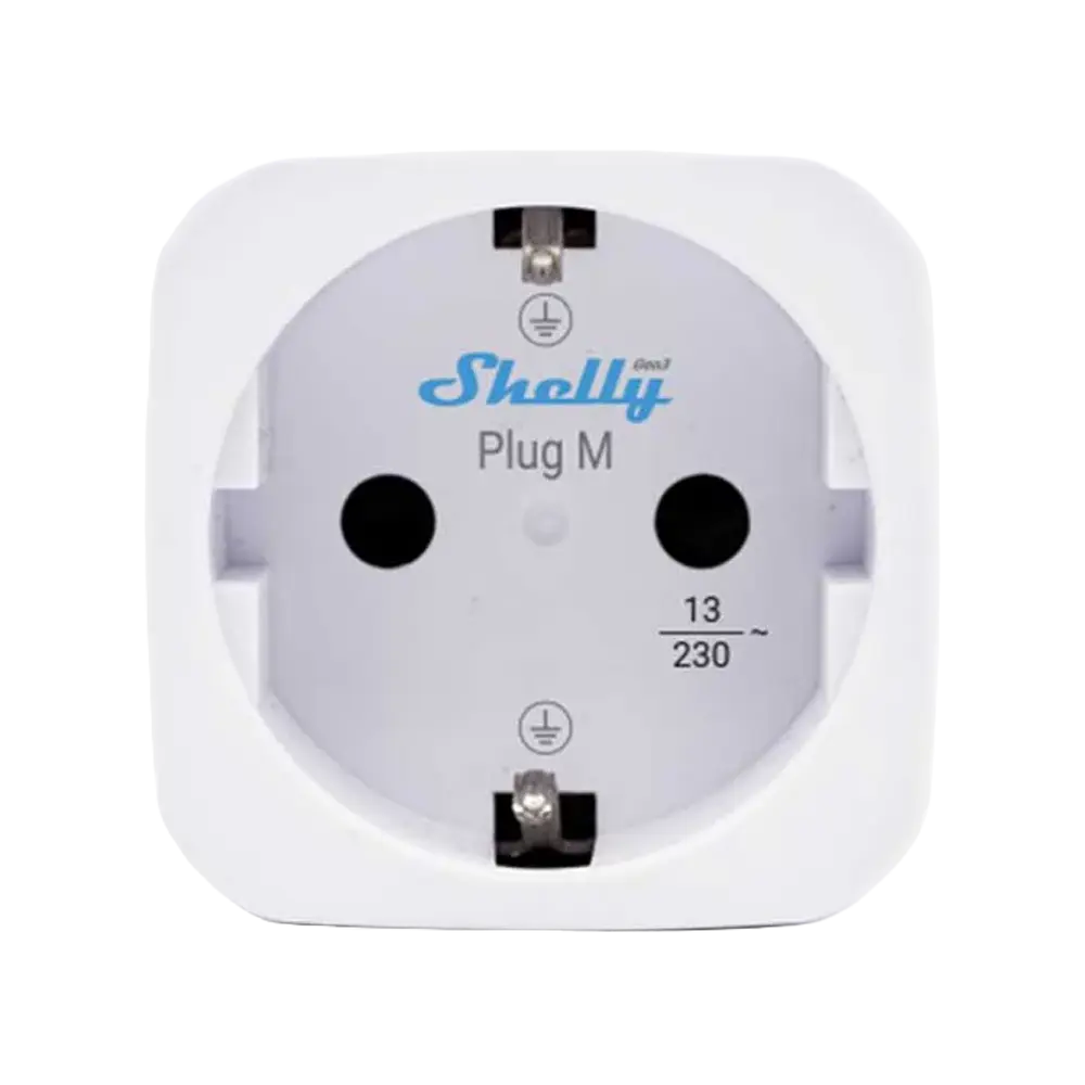 SHELLY - Shelly Plug M Gen3 (Blanco) 4 Pcs - Monitoreo preciso del consumo eléctrico - Protección... (SH-PLUG-M-GEN3-W-X4) - Imagen 2