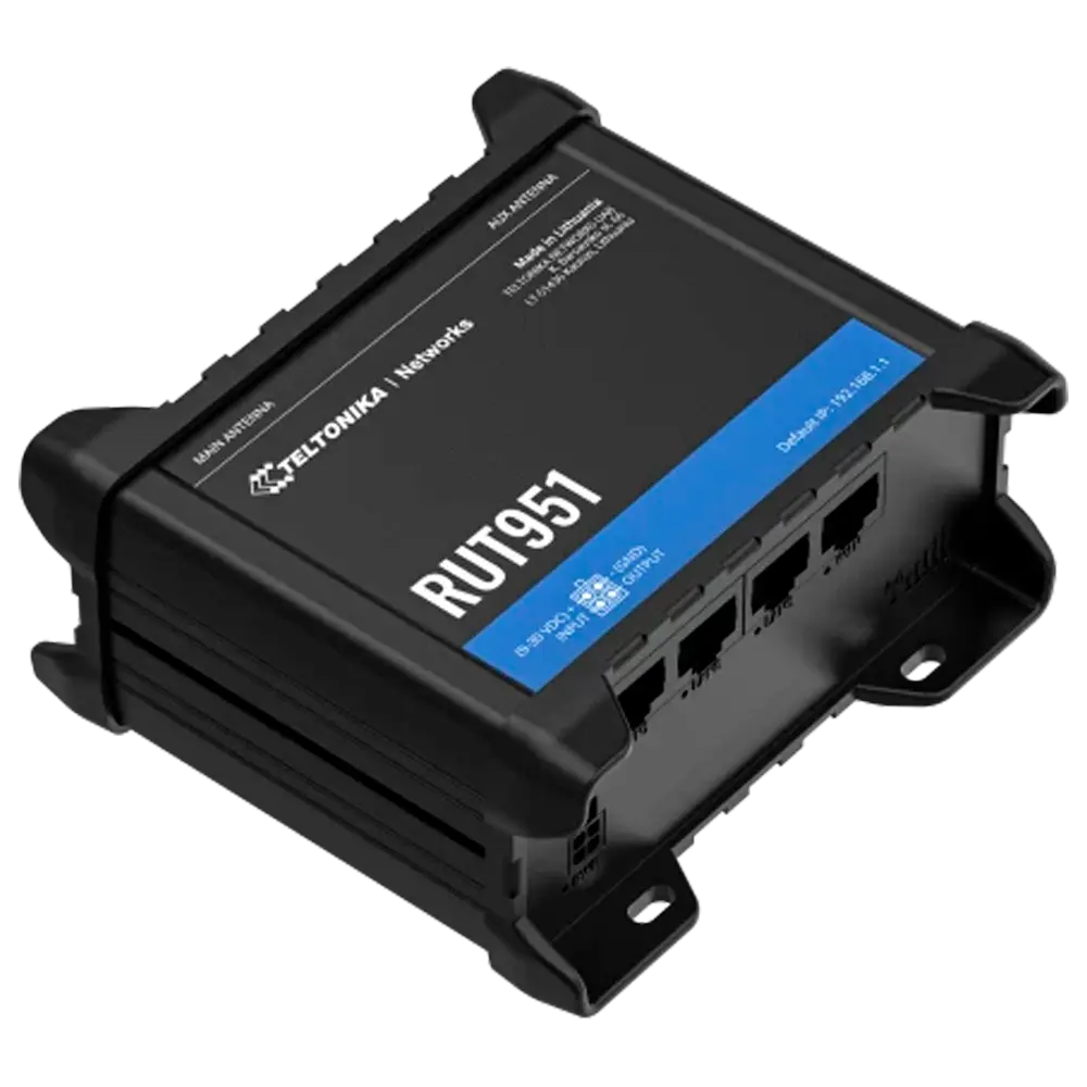 TELTONIKA - Router Industrial 4G LTE Cat 4 (150/50 Mbps) - Conectividad Wi-Fi con función de Hotspot -... (TK-RUT951) - Imagen 2