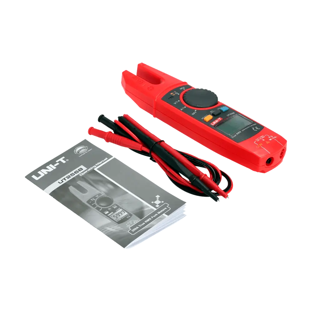 UNI-T - Pinza amperimétrica tipo tenedor - Pantalla LCD de hasta 6000 cuentas - Medición de... (UT256A) - Imagen 2