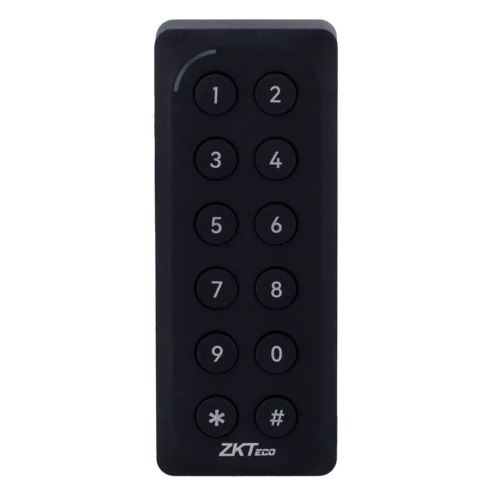 ZKTECO - Lector de acceso para marcos - Acceso por tarjeta EM/MF/MF DESFire y PIN - Indicador LED y... (ZK-ER-KR902-ZK) - Imagen 2