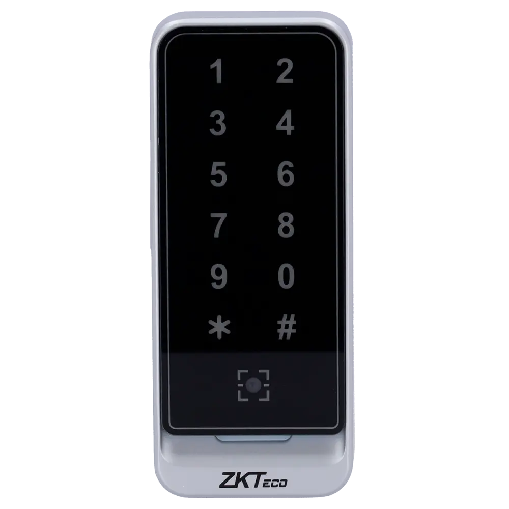 ZKTECO - Lector de acceso - Acceso por código QR, tarjeta MF y PIN - Indicador LED y acústico -... (ZK-QR600-VK-MF) - Imagen 2