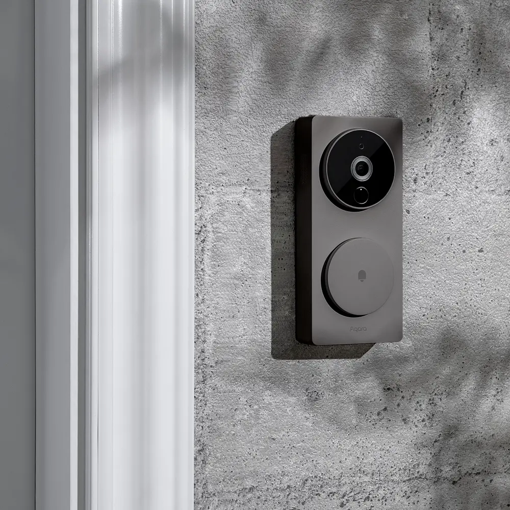 AQARA - Aqara Smart Video Doorbell G4 - Reconocimiento facial local por IA - Compatibilidad nativa... (AQ-SVD-C03) - Imagen 2