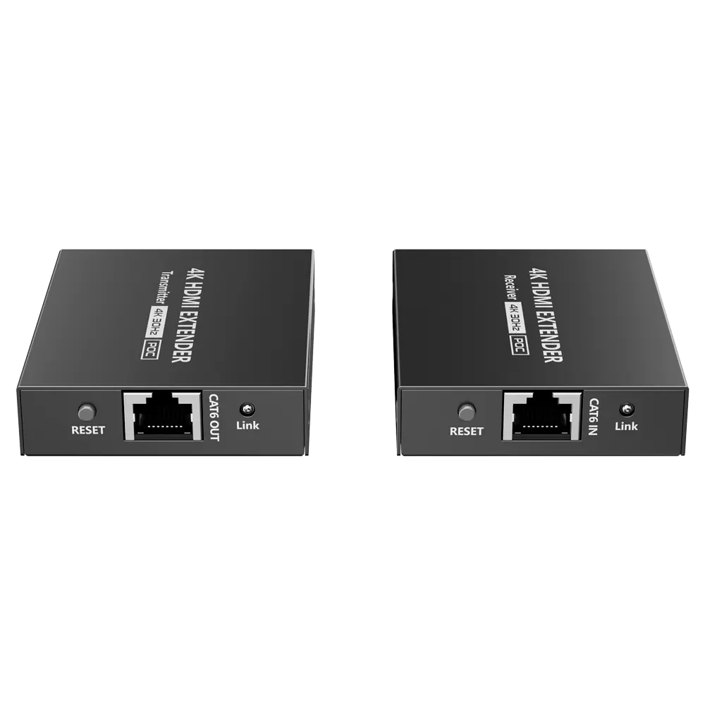 LENKENG - Extensor de señal HDMI - Alcance 40 m - Resolución 4K - Permite conexiones 1:1 - POC -... (HDMI-EXT-4K30) - Imagen 3