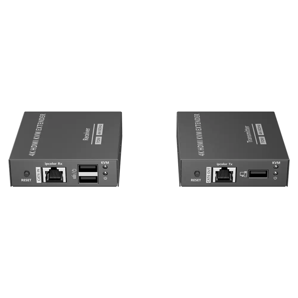 LENKENG - Extensor KVM de señal HDMI - Alcance 70 m - Resolución 4K - Permite conexiones 1:1 - HDMI... (HDMI-EXT-4K60-KVM70) - Imagen 3