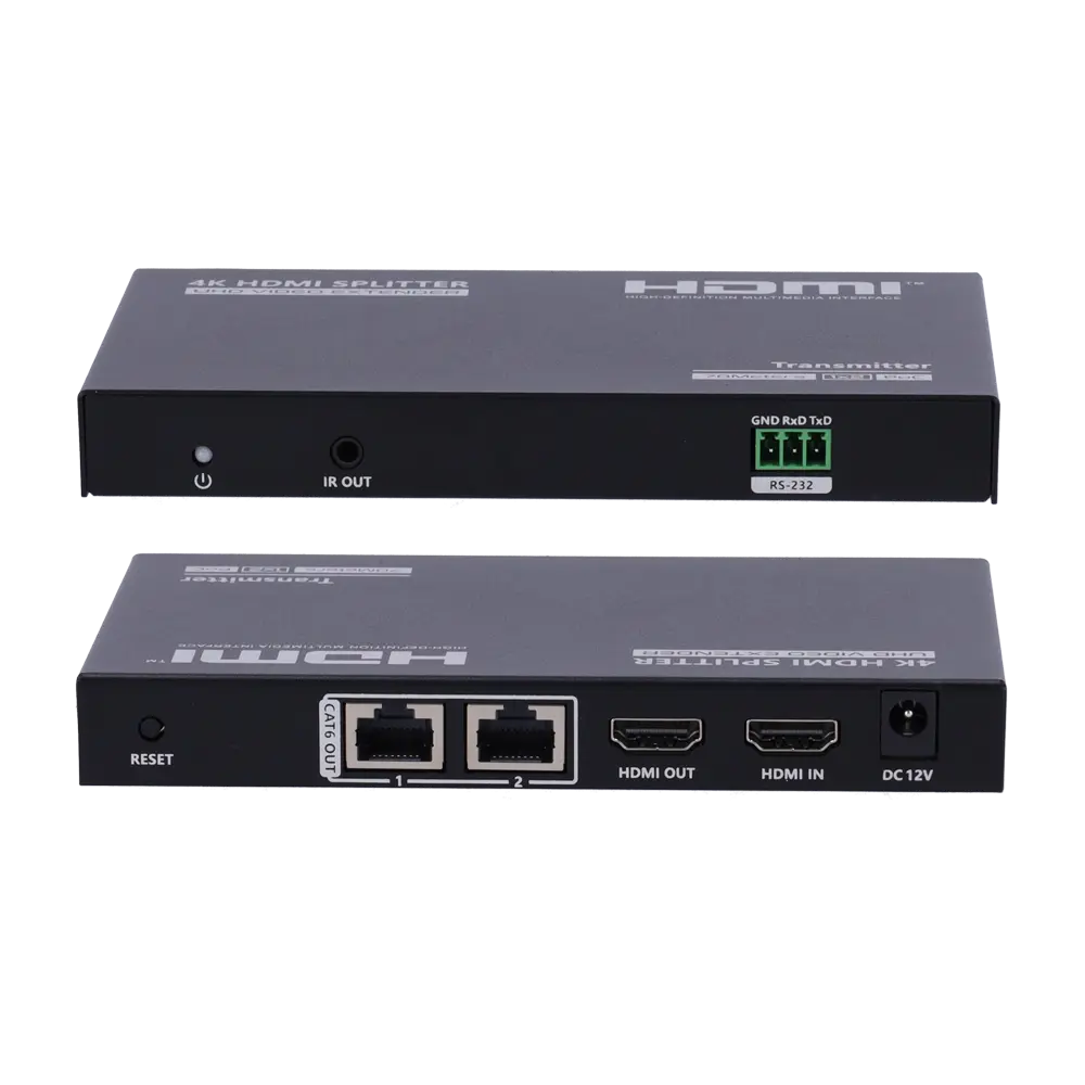 LENKENG - Extensor Splitter de señal HDMI - Alcance 40 m - Resolución 4K - Permite conexiones 1:2 -... (HDMI-SPL-1x2-4K30-CAT6-L) - Imagen 3