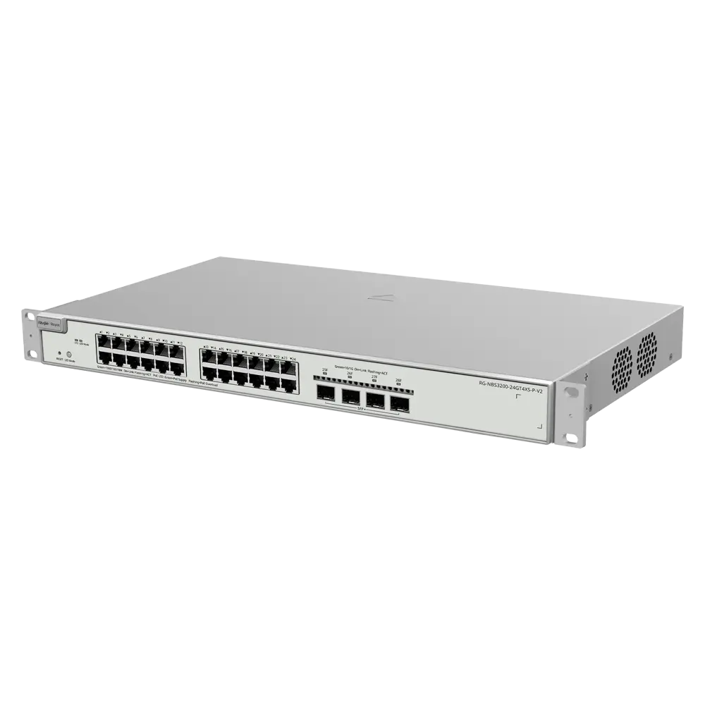 REYEE - Ruijie Reyee Cloud Managed L2+ Switch V2 - 28 Puertos Totales (24 PoE+ / 4 Uplinks 10G... (RG-NBS3200-24GT4XS-P-V2) - Imagen 3