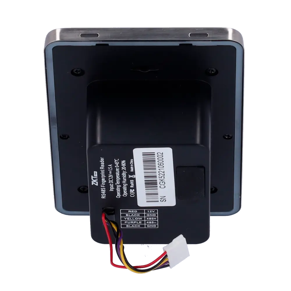 ZKTECO - Lector de acceso - Acceso por huella Silk ID y tarjeta MF - Indicador LED y acústico -... (ZK-FR1500A-WP-MF) - Imagen 3