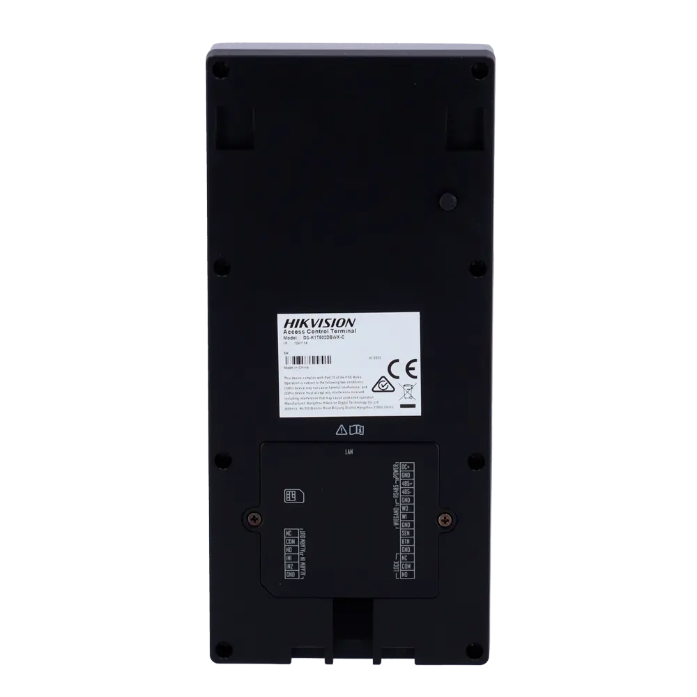 HIKVISION - Control de acceso con cámara IP65 IK09 - Tarjeta MF DESFire, QR dinámico y PIN - 10.000... (DS-K1T502DBWX-CQR) - Imagen 4