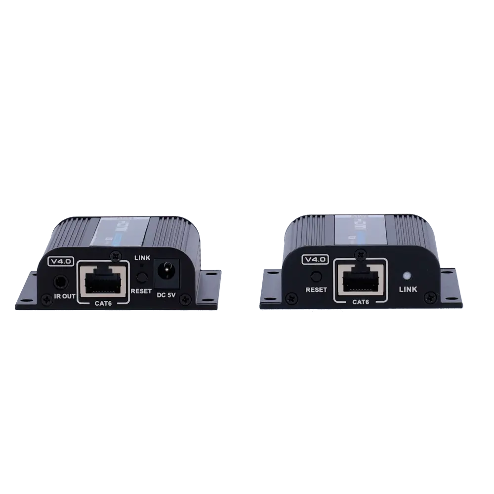 LENKENG - Extensor de señal HDMI - Alcance 40 m - Resolución 4K - Permite conexiones 1:1 - HDMI Loop... (HDMI-EXT-POE-V2) - Imagen 4