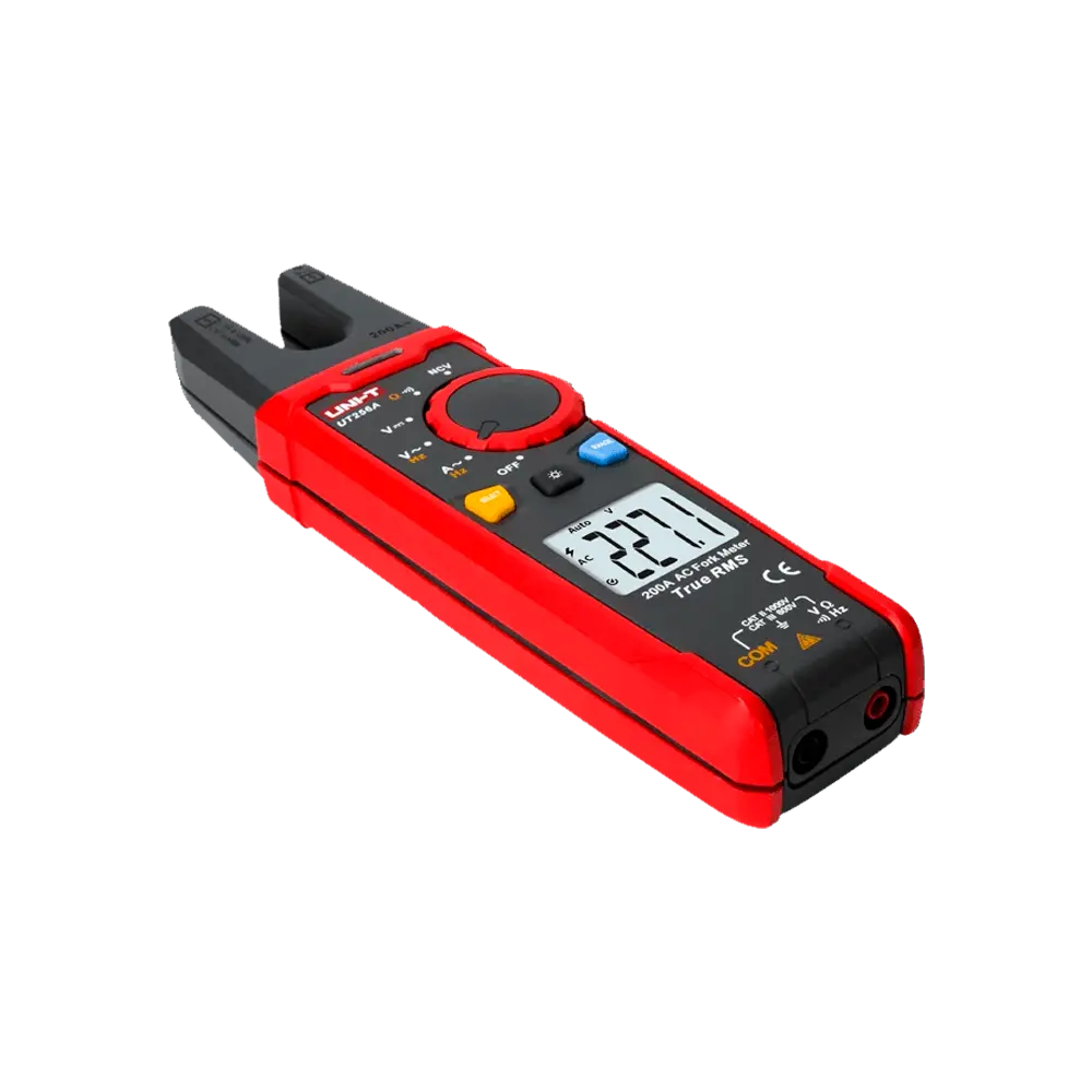 UNI-T - Pinza amperimétrica tipo tenedor - Pantalla LCD de hasta 6000 cuentas - Medición de... (UT256A) - Imagen 4