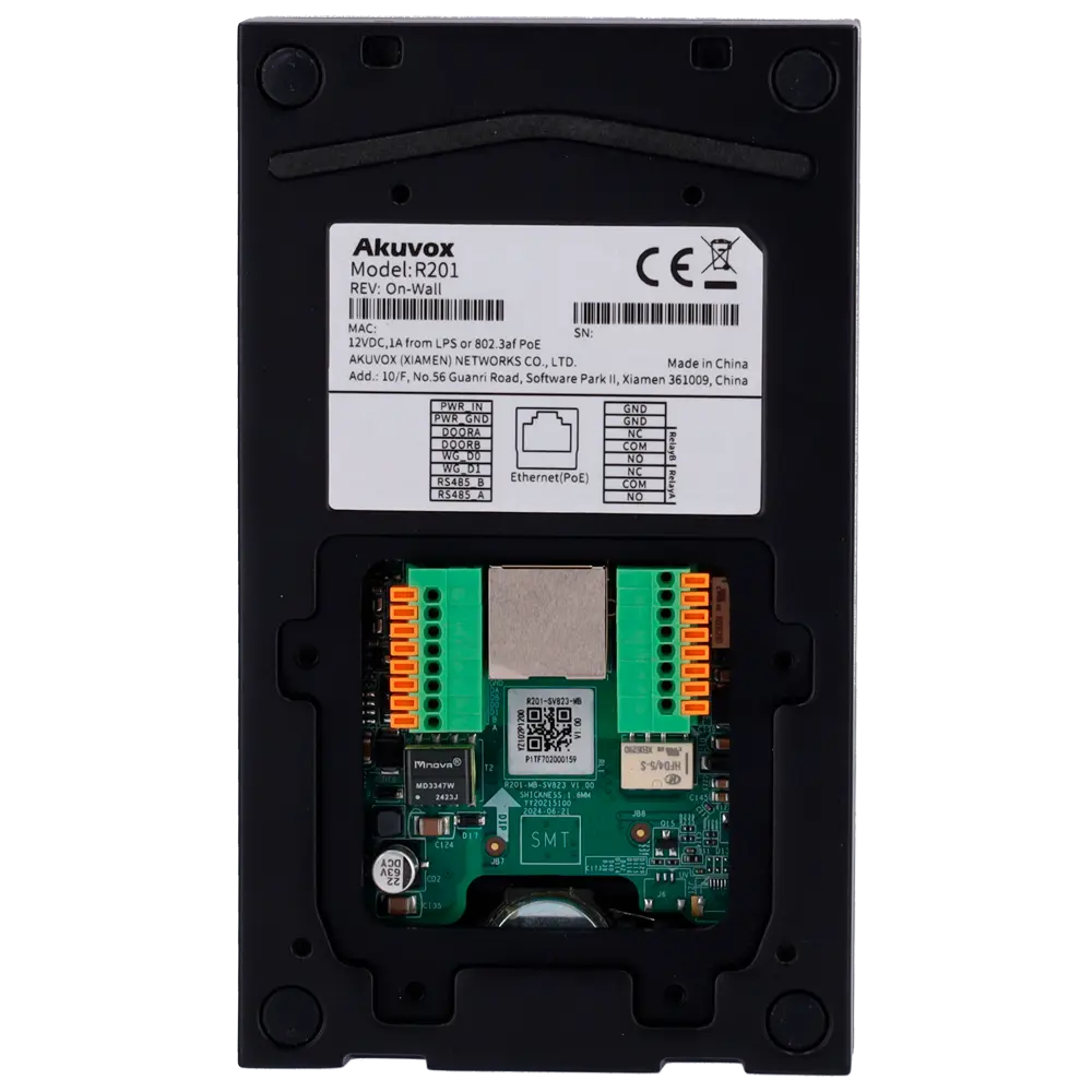 AKUVOX - Videoportero IP en superficie - Cámara 4 Mpx gran angular | Audio bidireccional - Apertura... (AK-R25A) - Imagen 4