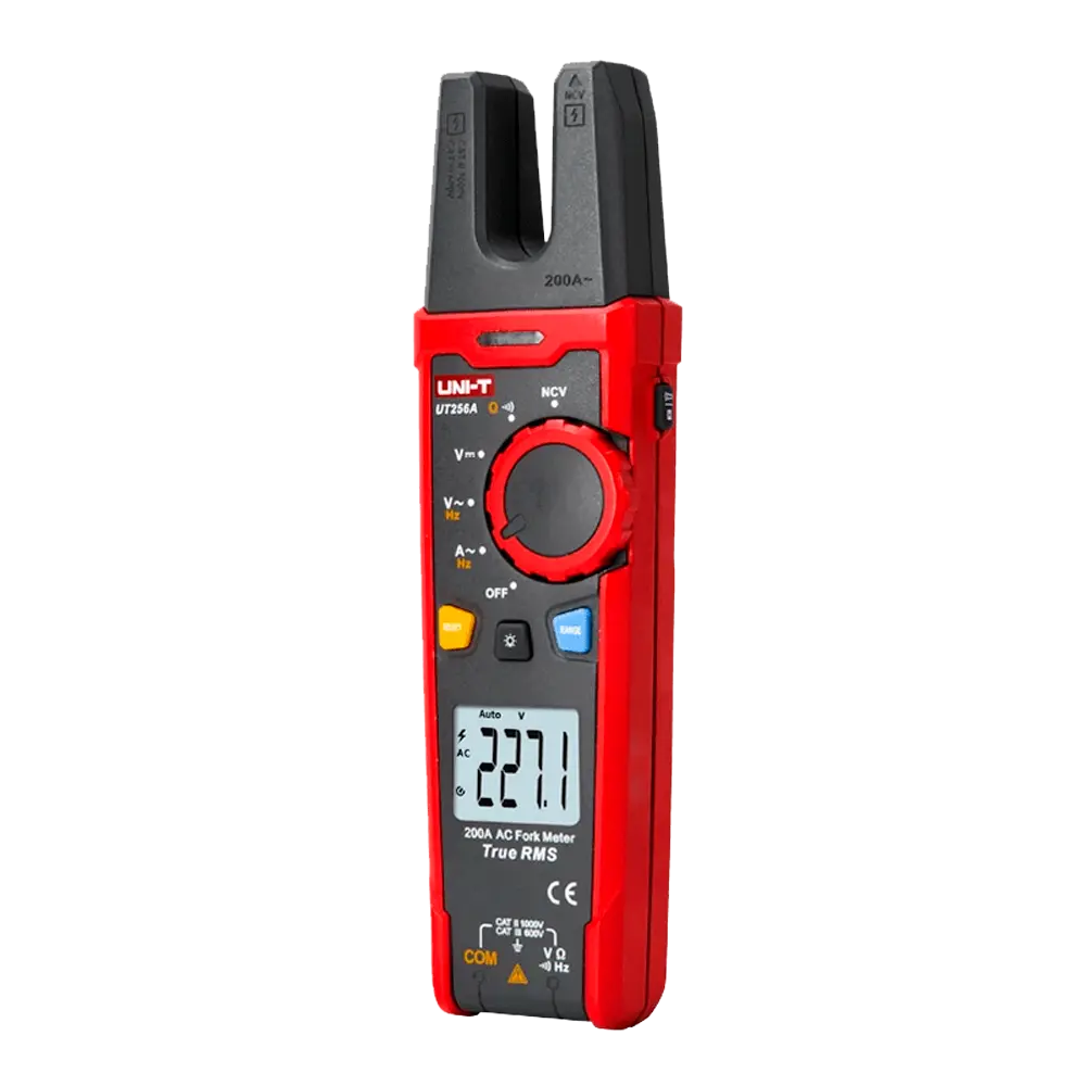 UNI-T - Pinza amperimétrica tipo tenedor - Pantalla LCD de hasta 6000 cuentas - Medición de... (UT256A) - Imagen 5