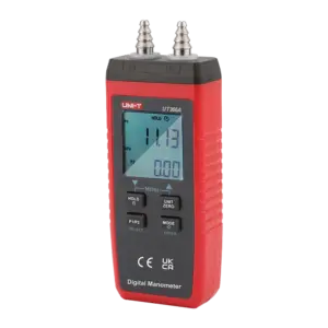 UNI-T - Manómetro digital - Mide presión y presión diferencial - Para ventilación y climatización - (UT366A)
