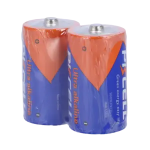 BLANCA - Pack 2x Pila LR20 / D - PKCELL - Alcalina Zn-MnO2 no recargable - Tensión 1.5V - Capacidad... (2XCELL-LR20-ALKALINE)
