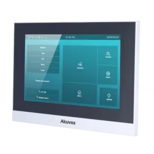 AKUVOX - Monitor Linux para Videoportero - Pantalla TFT de 7" - Audio bidireccional Crystal... (AK-C313W)