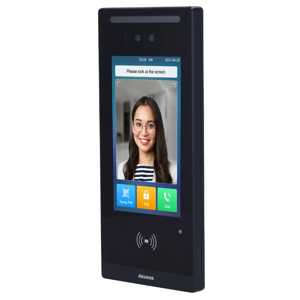 AKUVOX - Videoportero IP con control de acceso - Cámara 2 Mpx | Audio y vídeo bidireccional -... (AK-E18C-LTE)