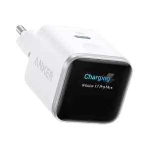 ANKER - Anker - Mini Cargador USB - Potencia 45W - Carga rápida GaN | Display inteligente - Salidas... (ANK-121-45W1C-W)
