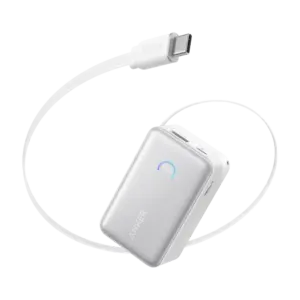 ANKER - Anker Power Bank Mini - Capacidad 10000mAh  - Entrada 1x USB-C y cable incluido - Salidas... (ANK-1638-10K-W)