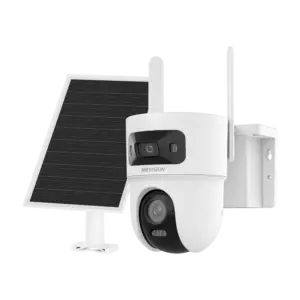 HIKVISION - Cámara PTZ IP 4G con panel solar VALUE - Resolución 4 Mpx (2560x1440) - Lente dual 2.8+4 mm... (DS-2CFSP8-D/4G-SI