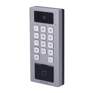 HIKVISION - Control de acceso IP65 IK09 - Tarjeta MF DESFire y PIN - 10.000 usuarios | 300.000... (DS-K1T502DBWX-E1)