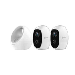 EZVIZ - Kit Duo Pack Ezviz - Base + 2 Cámaras C3A - Soporta hasta 6 cámaras - Alarga la autonomía -... (EZ-CS-W2D-B2)