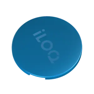 ILOQ - Funda para llave inteligente - Color azul - Fácil y rápida instalación - Compatible con... (ILOQ-KEY-S5-COVER-BLUE)