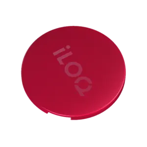 ILOQ - Funda para llave inteligente - Color rojo - Fácil y rápida instalación - Compatible con... (ILOQ-KEY-S5-COVER-RED)