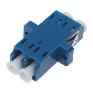 MARCA BLANCA - Adaptador de fibra óptica tipo LC - Configuración dúplex (para 2 fibras) - Diseño con... (SF-LC-DX-FLA)
