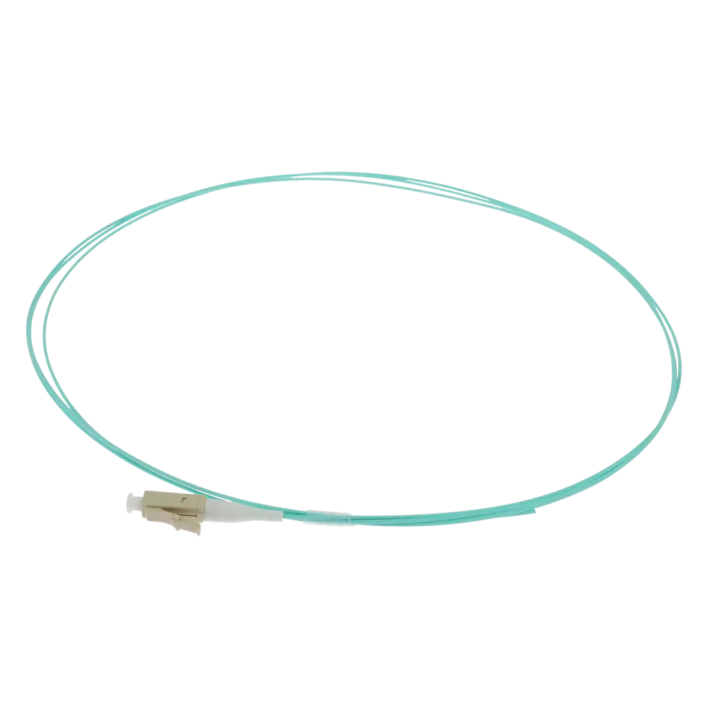 SAFIRE - Pigtail de fibra óptica simplex - Fibra multimodo OM4 de alta velocidad - Conector LC con... (SF-LC-UPC-OM4-0015M-D0