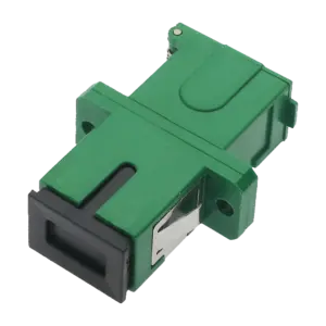 MARCA BLANCA - Adaptador de fibra óptica tipo SC - Configuración simplex (para 1 fibra) - Diseño con... (SF-SC-SX-FLA)